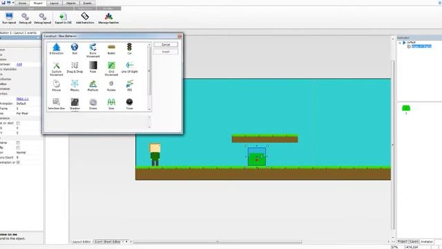 Construct Classic Туториалы/Платформер/#1/Враг и Персонаж смотреть онлайн