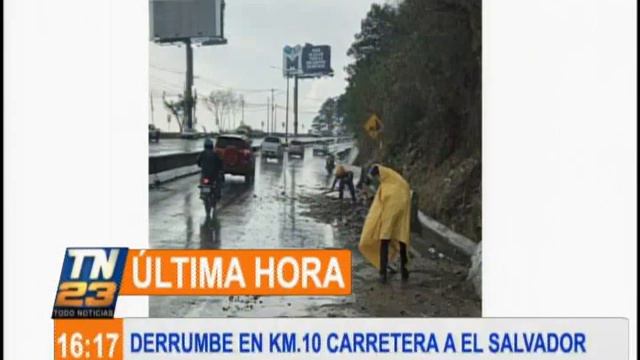 Derrumbe se reporta en carretera a El Salvador смотреть онлайн
