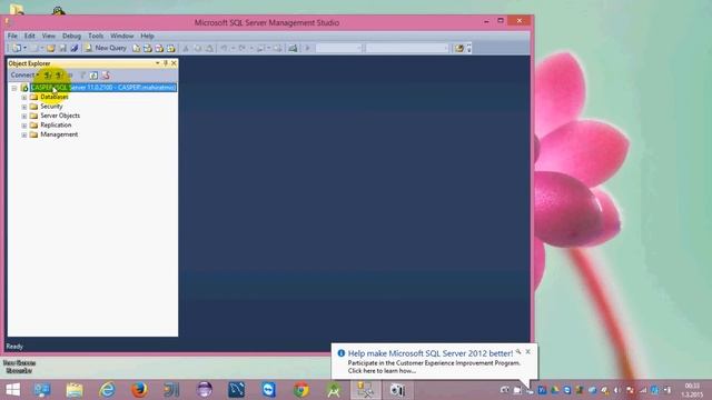 sql server 2012 management studio veritabani yaratma смотреть онлайн