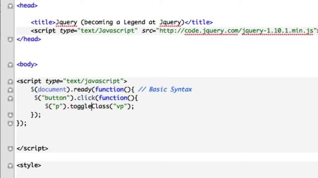 17. JQuery for Beginners - toggleClass() CSS смотреть онлайн