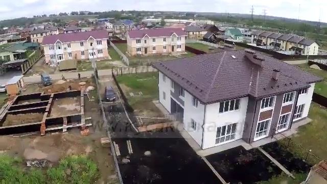 Квадрохаус 130 кв в коттеджном поселке "Солнечная долина" д.Кусаковка. Видео №11. смотреть онлайн