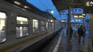 Электропоезд ЭД4М-0474 ЦППК станция Москва-Пассажирская-Курская