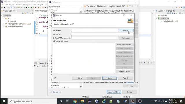 How to add or update JRE to Eclipse IDE and set it as the default смотреть онлайн