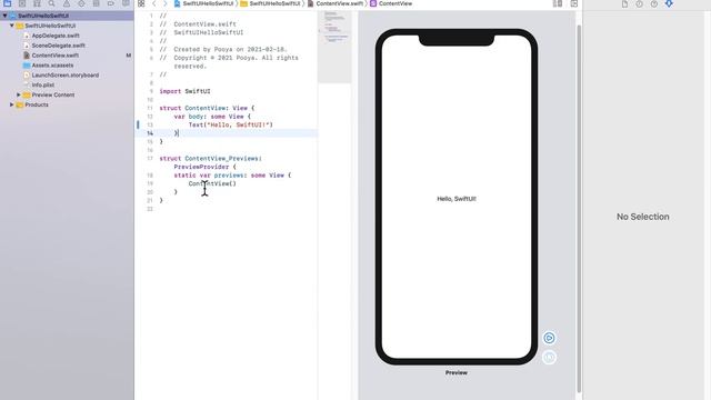 SwiftUI: Part1: Create a New Project and Explore the Canvas (Hello World + Customize the Text View) смотреть онлайн