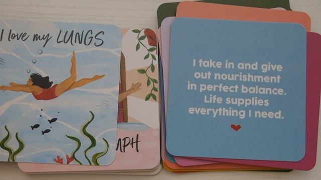 Love Your Body Cards | Healing Thoughts, Love Every Part of Your Body | Affirmation Cards | Review смотреть онлайн
