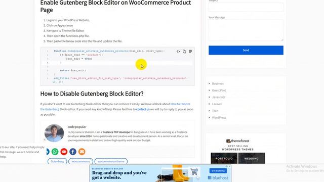 Enable Gutenberg Block Editor on WooCommerce Product Page смотреть онлайн