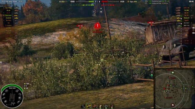 WOT - Kunze Panzer - 6,5K Урона, 8 Фрагов. Мурованка – Стандартный бой смотреть онлайн