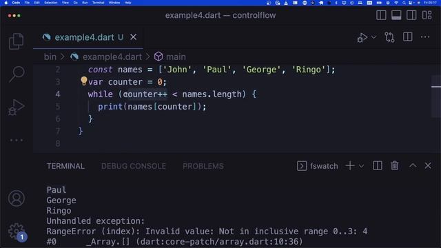 Control Flow in Dart - Learn About If, Else, Do, While and Switch Statements in Dart смотреть онлайн