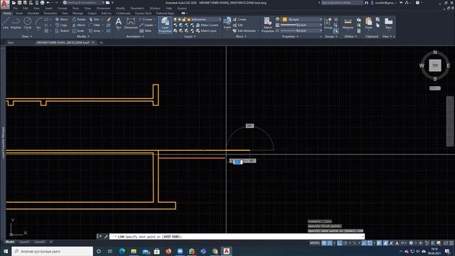 AutoCAD 2020 Ders 20, Kesit çizimi 4 ve görünüş çizimine giriş. смотреть онлайн
