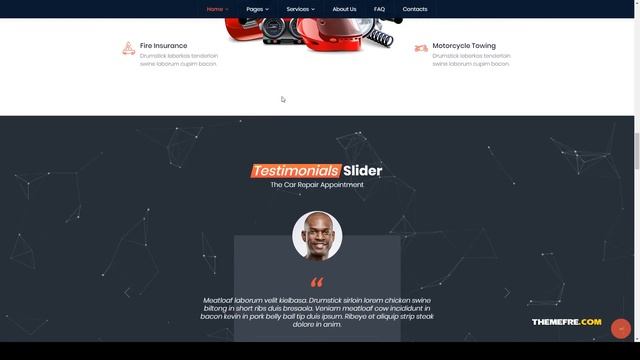 Mizuno â€“ Auto Repair Service WordPress Theme смотреть онлайн