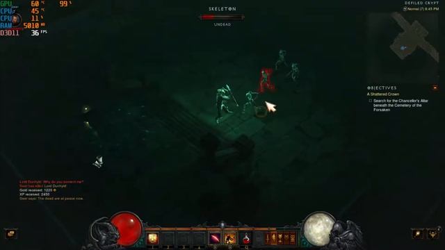 Quadro FX 580 vs Diablo III смотреть онлайн