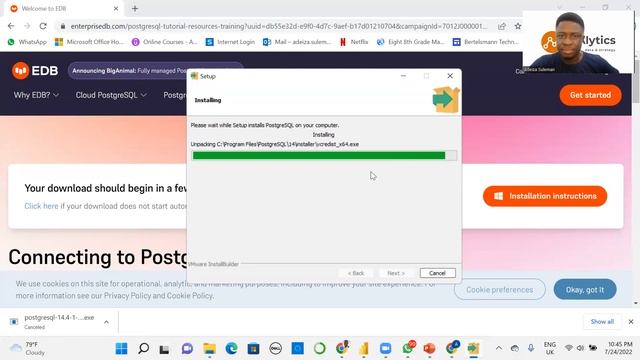 Installing PostgreSQL смотреть онлайн