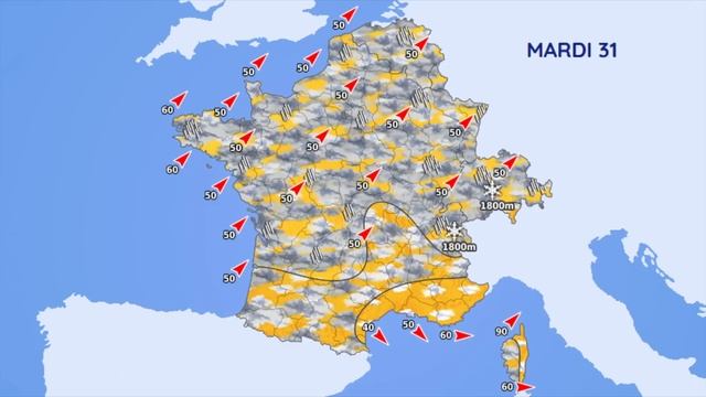 Météo du Lundi 30 Octobre au Dimanche 5 Novembre 2023 смотреть онлайн