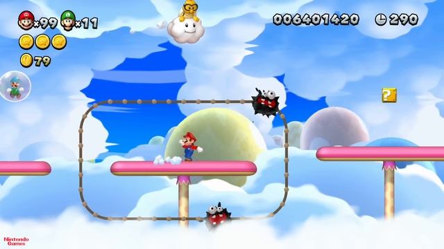 New Super Mario Bros. U Deluxe – All Power Ups Walkthrough Co Op смотреть онлайн