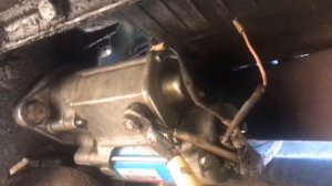 Зил 130 установка редукторного стартера!!!