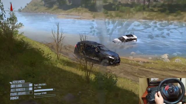 Challenges Pajero Sport VS All New Fortuner Offroad Melewati Sungai Arus Deras -Spintires Mudrunner смотреть онлайн