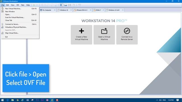 OVA\OVF | How to Export\Import VM in OVF format in VMware Workstation смотреть онлайн