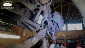 MB E Class W211 Замена передней нижней шаровой опоры