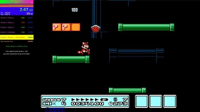 T.R.S.S : Maniacs Meteor Speedrun - Super Mario Bros. 3 (Any %) En : 3 Minutes 15 !!!
