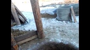 Ремонт питьевого колодца с заменой сруба.