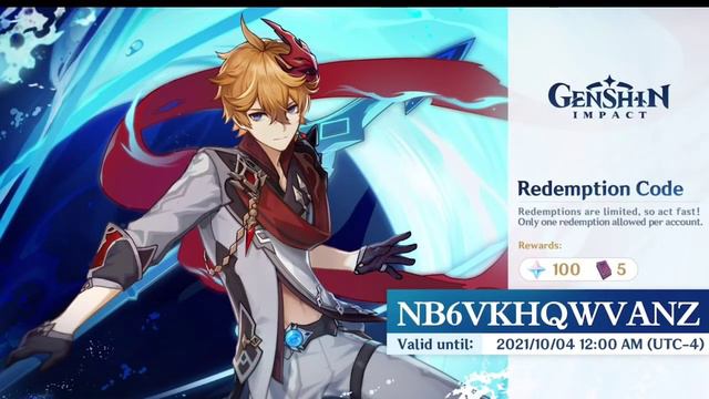 Промокоды для Genshin impact / Promocodes for Genshin impact / Время ограничено! смотреть онлайн