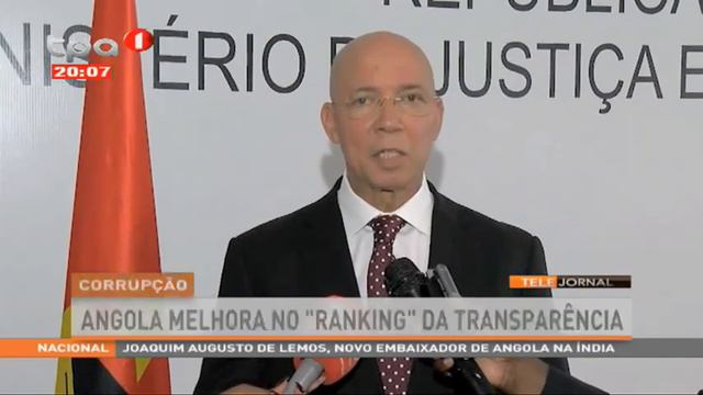Corrupção: Angola spbe 19 lugares na "Ranking" da transparência смотреть онлайн