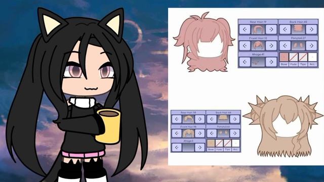 Идеи для волос гача Лайф ☕