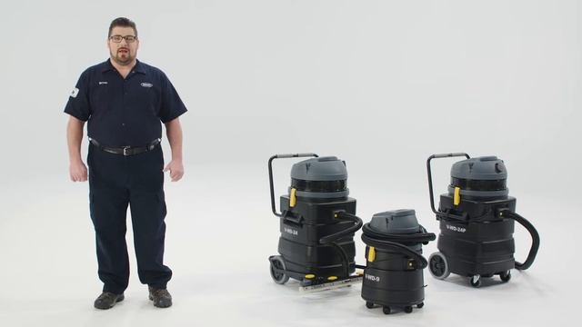V-WD-9 / V-WD-24 / V-WD-24P Wet/Dry Vacuum Demonstration смотреть онлайн