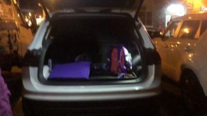 замена лам в плафоне крышки багажника TIGUAN 2