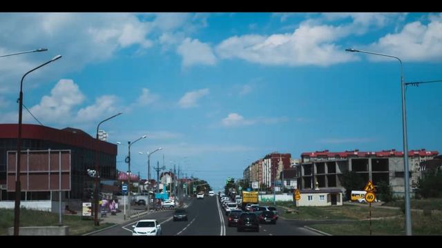 Мирное облачное небо / Ставрополь / Перекресток ул.Пирогова / ТаймЛапс смотреть онлайн