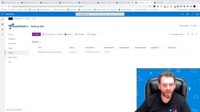 Create a Ticketing System in Sharepoint with Power Automate смотреть онлайн