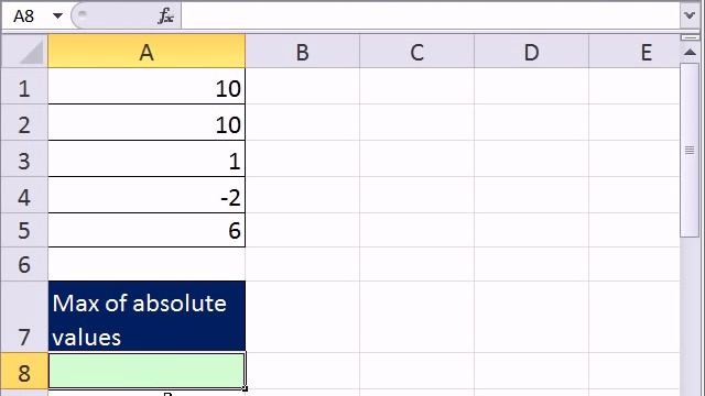 Excel Magic Trick 716: Max of Absolute Values MAX & ABS functions Array Formula смотреть онлайн