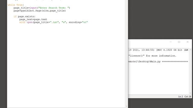 Python pywikibot - Write Wikipedia data to text file смотреть онлайн