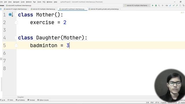 Python for beginners Part:8 | Single inheritance | multiple inheritance | multilevel inheritance смотреть онлайн