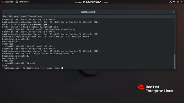 Running GUI in docker on redhat linux смотреть онлайн