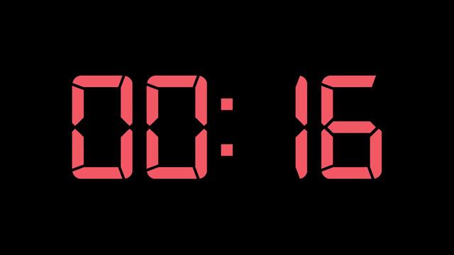 Timer 20 Second No Copyright - Pastel Red Black Screen смотреть онлайн