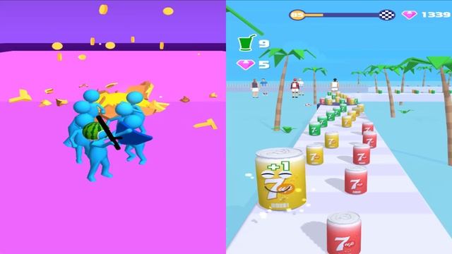 Satisfying Mobile Games 2023 - Join Clash 3D, Juice Run, Count Masters, Sandwich Runner, A-Z Run... смотреть онлайн