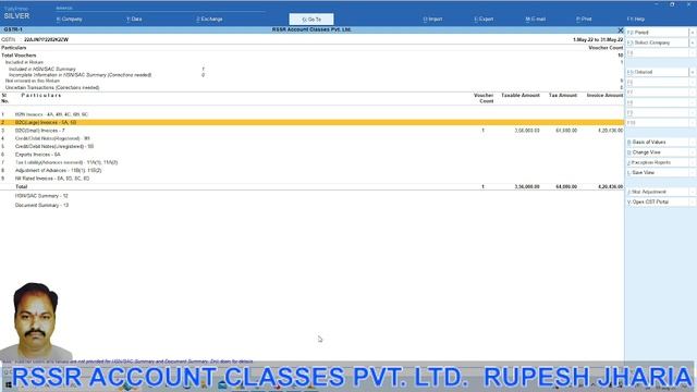 JSON File Export & Downloded File In GST Portal, Creat JSON File, GSTR1 In Tally Prime, Export JSON смотреть онлайн