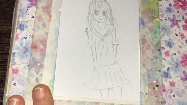 Кукла/анимэ/рисунок карандашом /просто рисуем арт смотреть онлайн