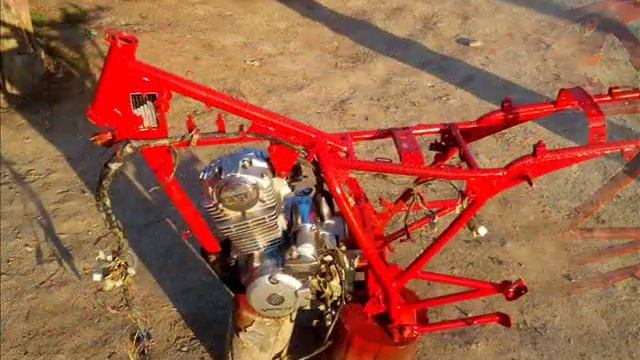 Покраска рамы мотоцикла своими руками смотреть онлайн