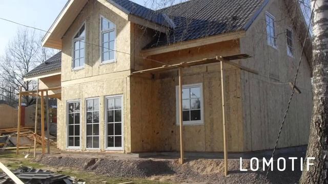 Сборка каркасного дома №2 смотреть онлайн