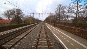 Нидерланды Амстердам - Эйтгест из кабины машиниста HD