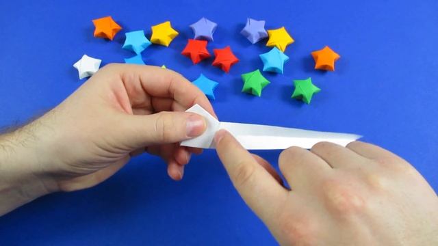 Как сделать звездочку из полоски бумаги смотреть онлайн