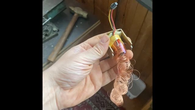 Разбор медной катушки