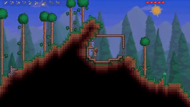 Benji is bad at... Terraria! Episode 1 - The Godly Copper Pickaxe смотреть онлайн