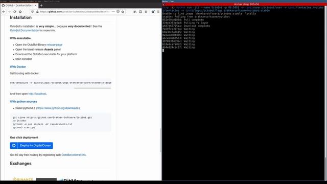 Install OctoBot using docker image смотреть онлайн