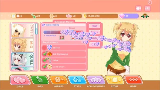 Crush Crush игра – это кокетливые игра онлайн создана специально для Вас смотреть онлайн