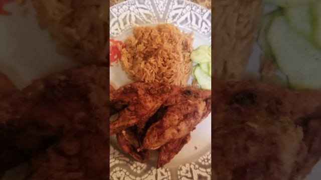 Trinidad Fry Fish.... My Version With Onion Rice #bella #yummy #island