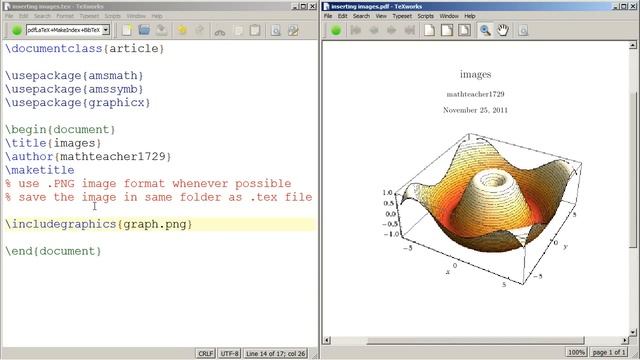 LaTeX Tutorial 10 inserting images into your document смотреть онлайн