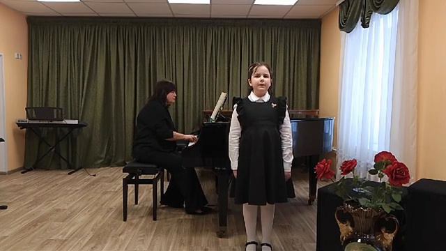 Арутюнян Валерия, А. Тома сл. К. Ушинского "Вечерняя песня" смотреть онлайн